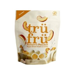 Tru Fru Hyper-Dried Peaches in Creme 4.2oz 6ct